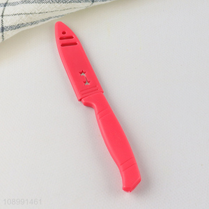 New product plastic handle kitchen knife fruits paring knife