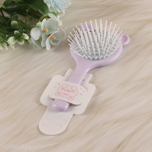 Factory Price Cute Airbag Comb Detangling Hairbrush with Mirror