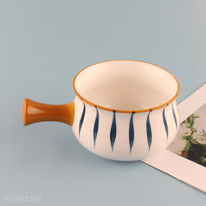 Hot products ceramic home restaurant milk bowl salad bowl for sale