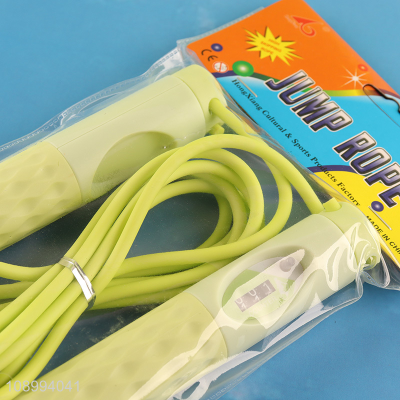 New product adjustable professional sports fitness counting jump rope