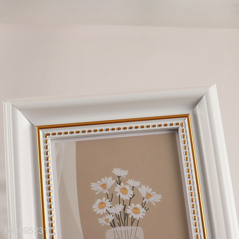 High Quality 4X6 PS Picture Frame for Home Office Table or Wall Display