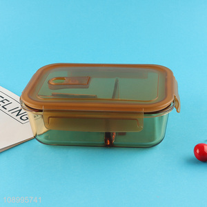 Hot products 2compartment glass food container preservation <em>box</em> for kitchen