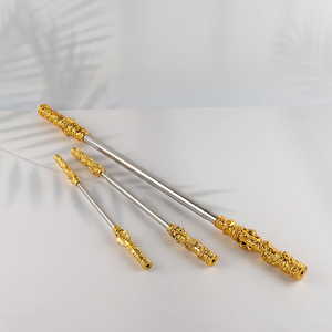 Factory price stretchable kids Wukong golden hoop revolving wand toys for sale