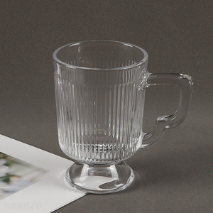 New Arrival Clear <em>Glass</em> Water <em>Cup</em> Lead Free <em>Glass</em> Coffee <em>Cup</em> with Handle