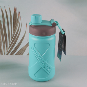 Good selling portable plastic 550ml sports water bottle wholesale