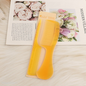 Best quality 2pcs anti-static plastic hair comb set for sale