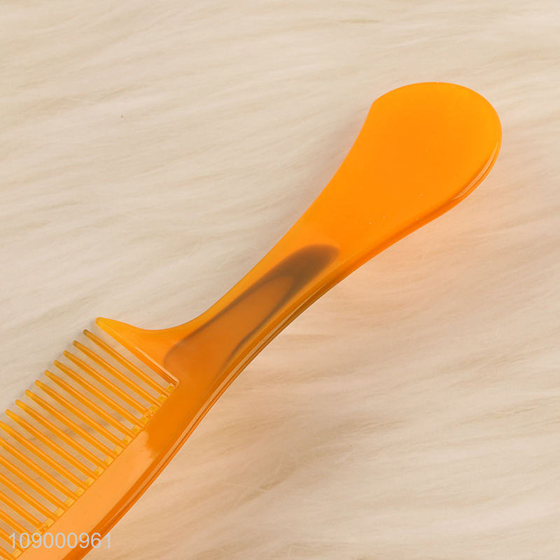 Yiwu market professional plastic wide teeth hair comb for hairdressing tool