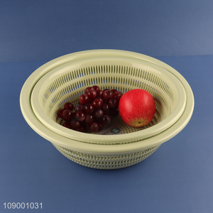 Good Quality Fruits Vegetables Washing Basket Drain Basket Kitchen Colander