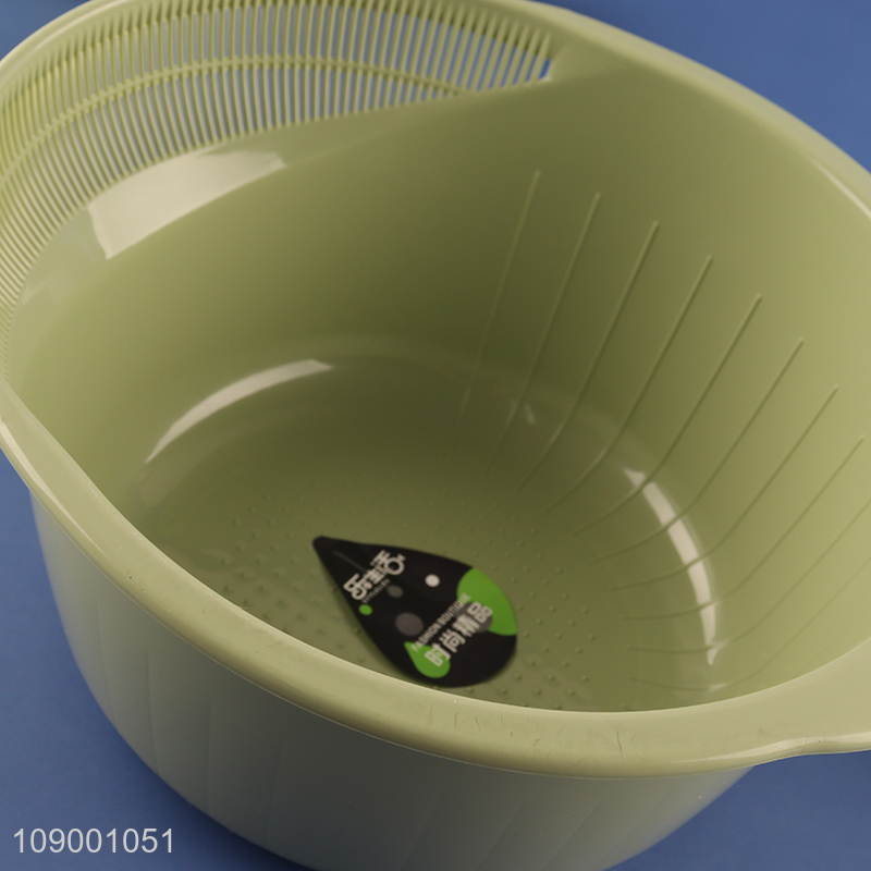 New Product Fruits Vegetables Rice Washing Basket Plastic Drain Basket