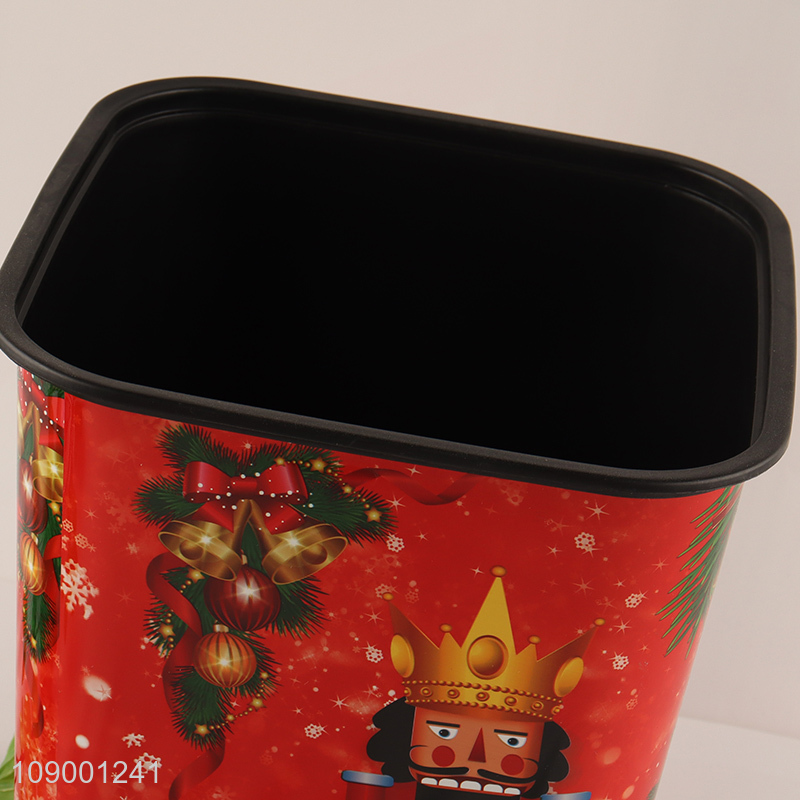 Factory Wholesale Indoor Plastic Waste Basket Trash Can Garbage Container