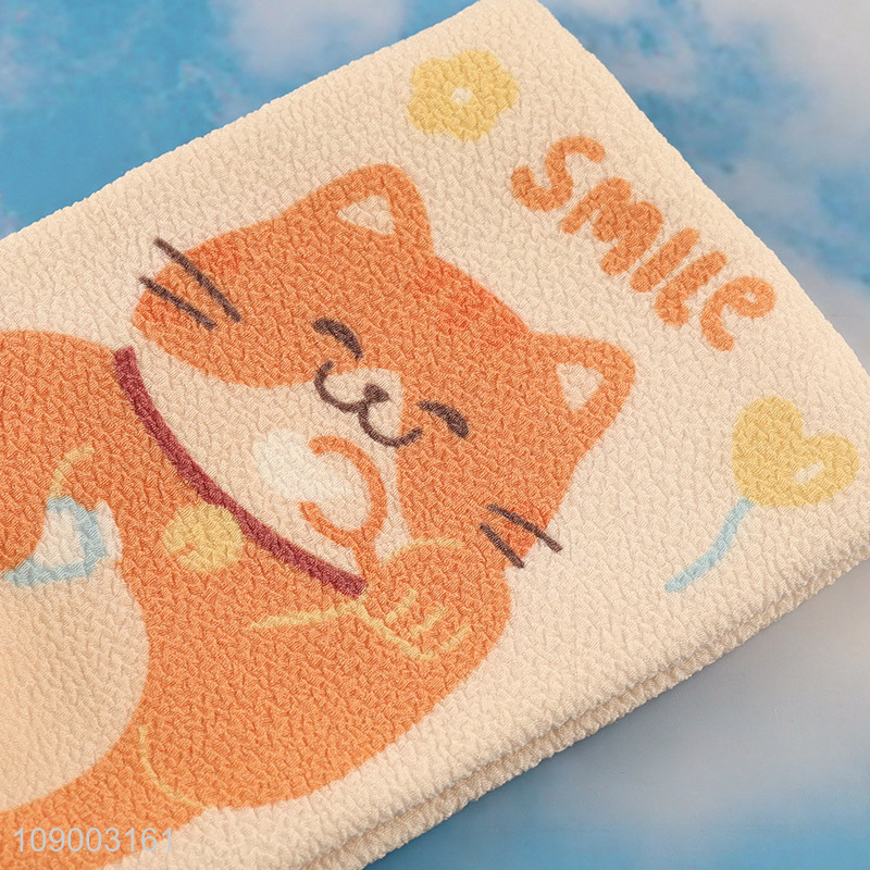 Factory Direct Sale Cartoon Cat Bath Mitts Shower Gloves for Women