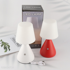 Factory Price 3 Colors Stepless Dimmable Led Cordless <em>Table</em> <em>Lamp</em> USB Charging Night Light