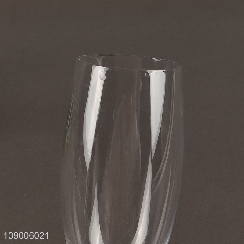 Top quality clear glass goblet champagne glasses whisky glasses for sale