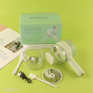 New Product Electric Vegetable Cutter Set Food Chopper for Garlic Pepper