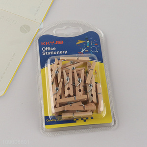 Wholesale 20PCS Multi-Purpose Clothespins Wooden Clips for Hanging Pictures