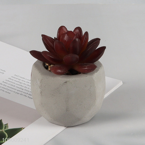 Hot items natural fake plants artificial potted succulent plants for sale