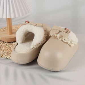 Hot selling winter warm thickened women cotton slippers home slippers