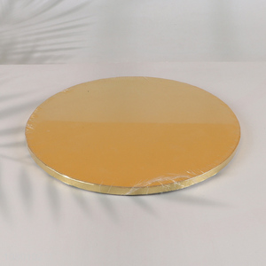 China factory round golden baking tool bake board cake base