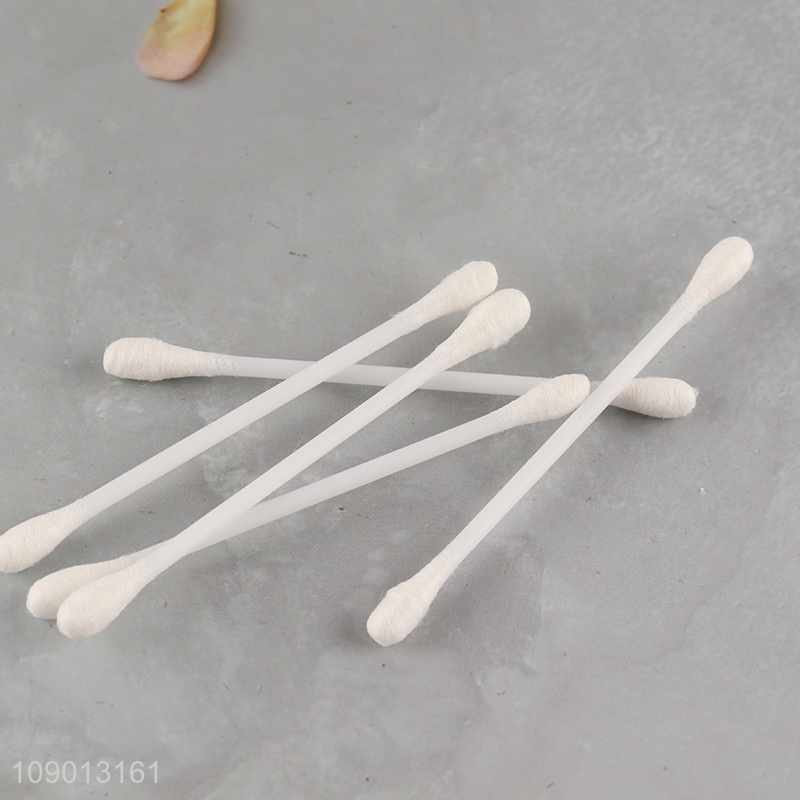 China Wholesale Cotton Buds 100 Count Disposable Cotton Swabs for Ears