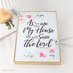 New Product Bible Verses Frameless Canvas Painting for Living Room Decor