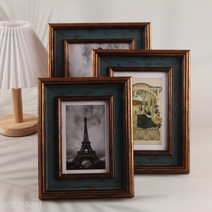 Good sale rectangle home decor plastic photo frame picture frame