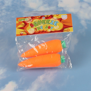 Top products 2pcs carrot shape squeeze toys stress relief toys for sale