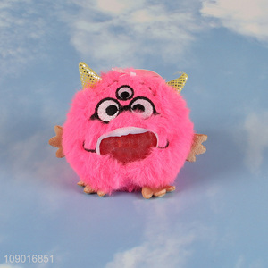 Good quality monster shape plush anti-stress squeeze ball toys wholesale