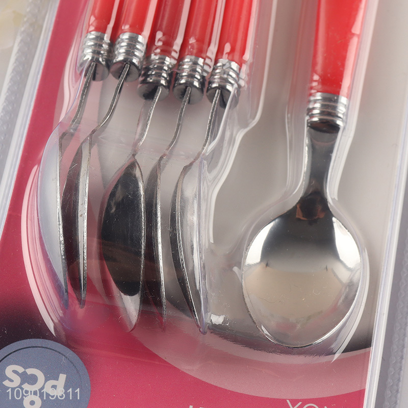 Hot Selling 6PCS Stainless Steel Tea Spoons Set for Kitchen Home Restaurant