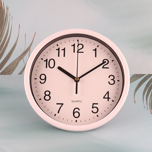 Good Quality Round Wall Clock Silent Battery Operated Pastic Wall Clock