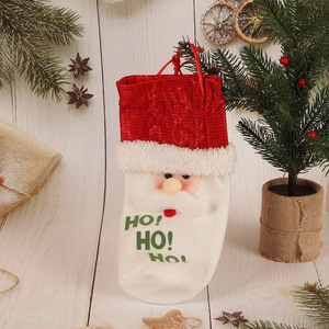 Yiwu market Christmas party supplies wine bottle bag wine bottle cover for sale