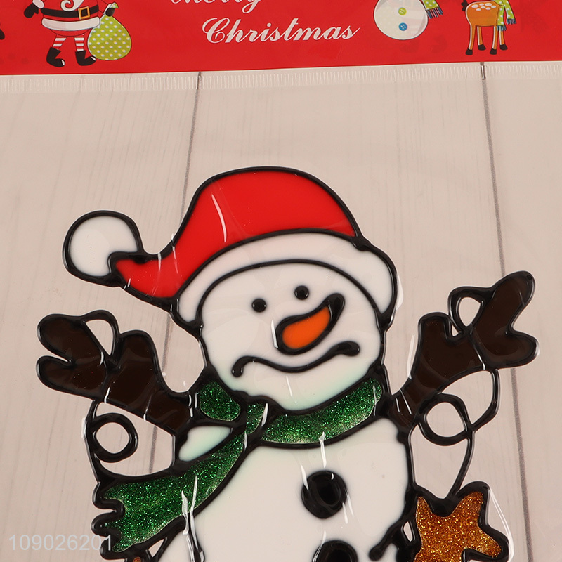 Good Quality PVC Christmas Window Clings Stickers for Home Decoration