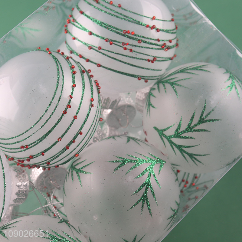 Yiwu market clear Christmas tree hanging decoration Christmas ball set