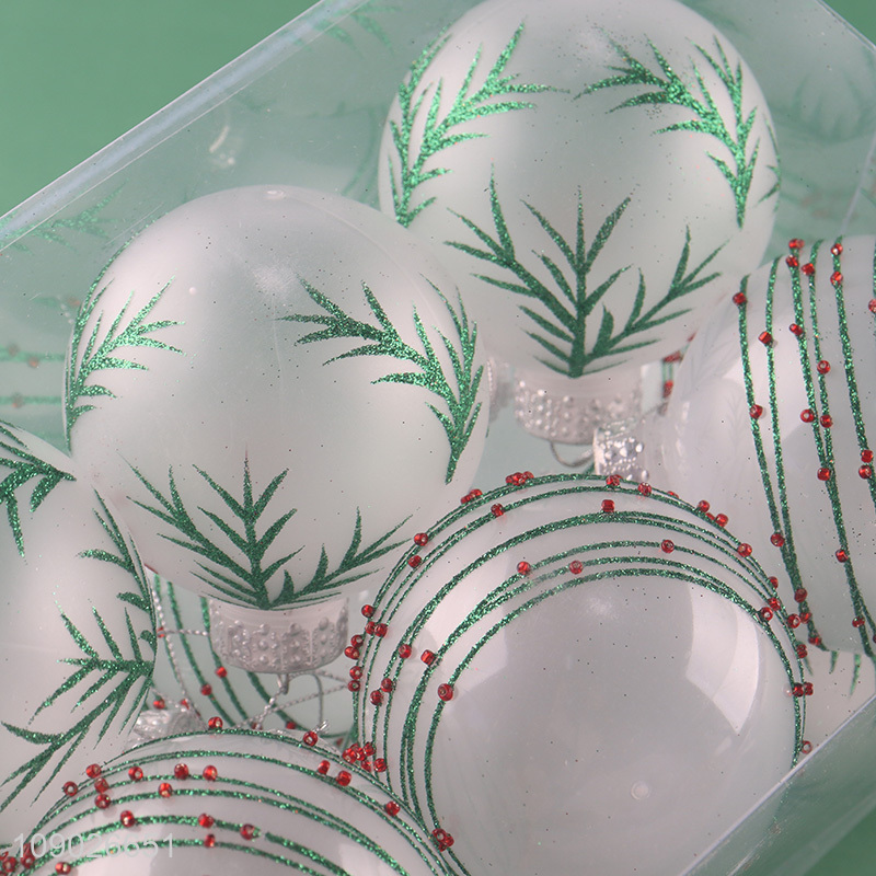 Yiwu market clear Christmas tree hanging decoration Christmas ball set