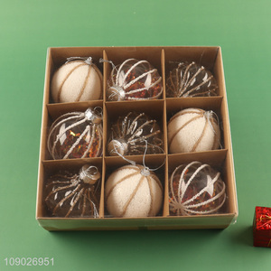 Good quality Christmas decoration 9pcs Christmas ball set for xmas tree