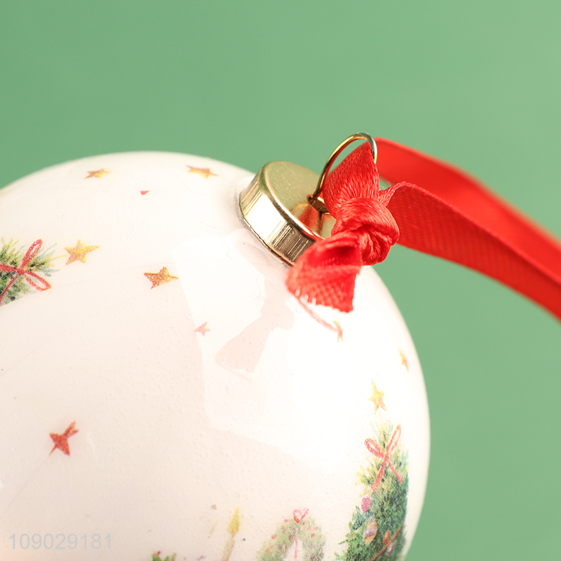 Online wholesale round xmas tree hanging ornaments Christmas ball set