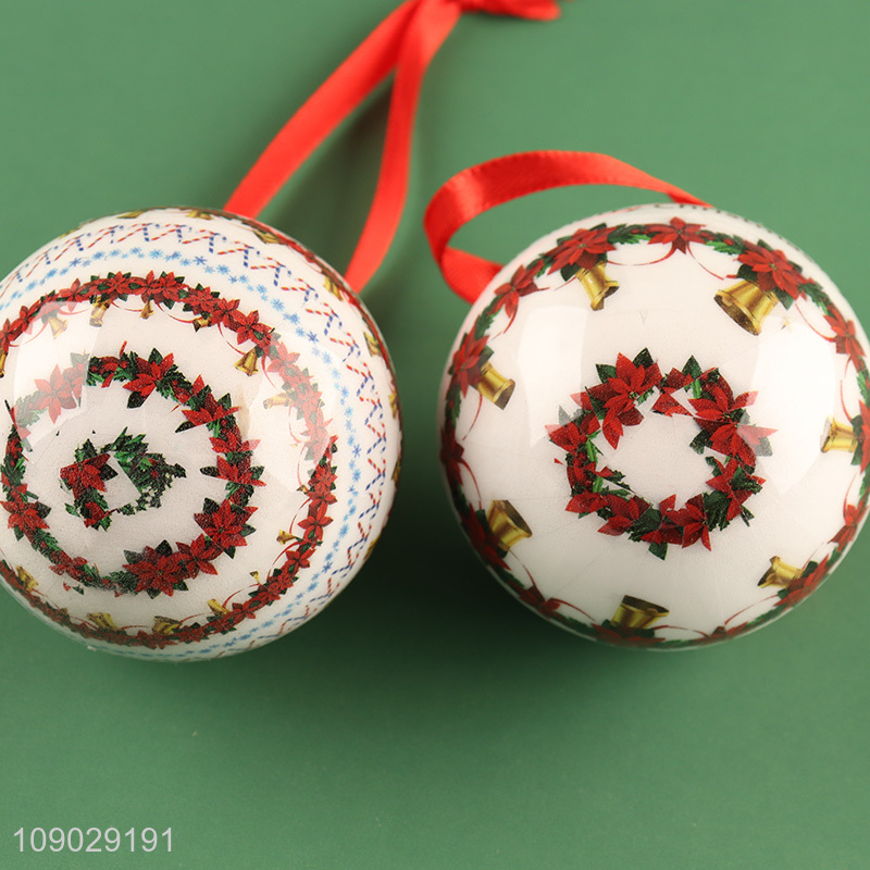 Top products round Christmas tree hanging ornaments Christmas ball set for sale