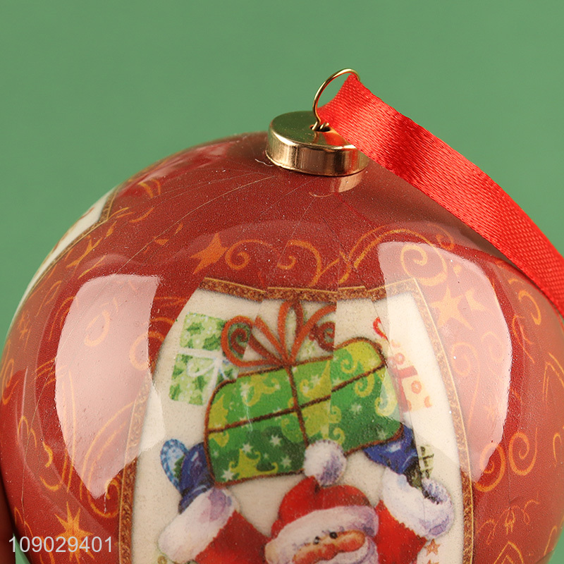 China products Santa Claus Christmas tree hanging ornaments Christmas ball for sale