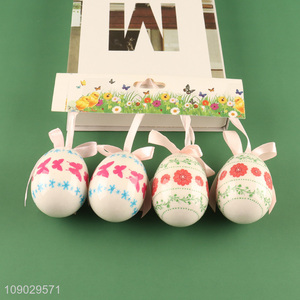 Good selling 4pcs Easter decoration Easter egg set home ornaments decorations