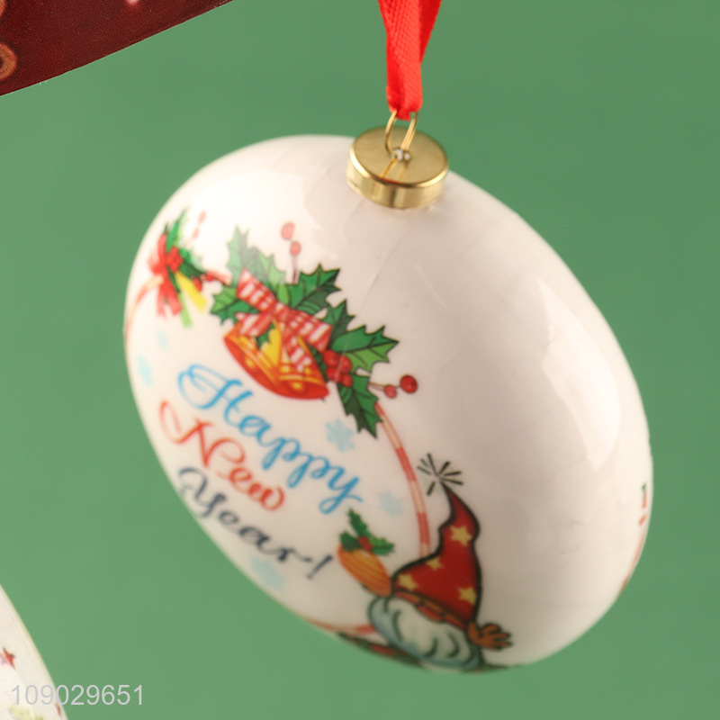 Most popular 3pcs Christmas hanging ornaments Christmas ball decorations