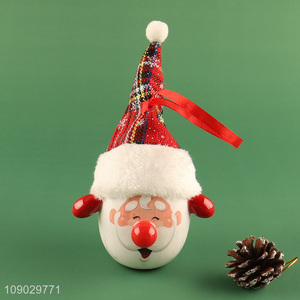 Factory wholesale Santa Claus shape Christmas tree decoration light hanging ornaments