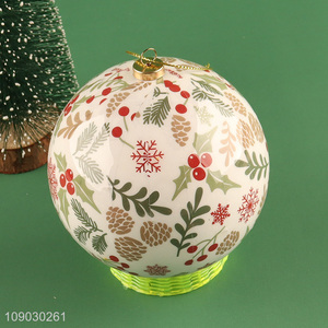 Good selling round Christmas tree hanging ornaments Christmas ball for decoration