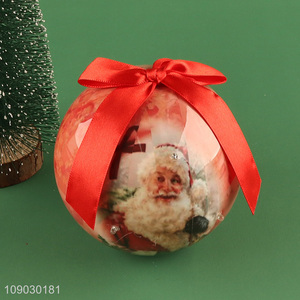 Top quality Santa Claus hanging Christmas ball Christmas tree hanging ornaments with lights