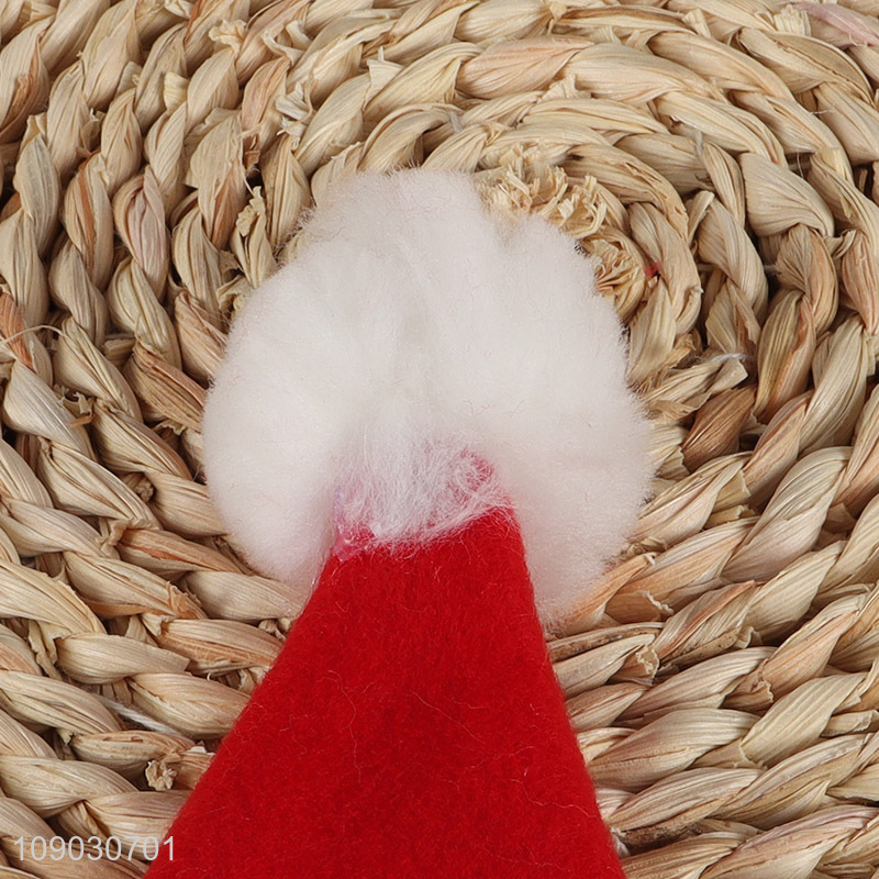 Top selling holiday supplies winter red Christmas hat wholesale