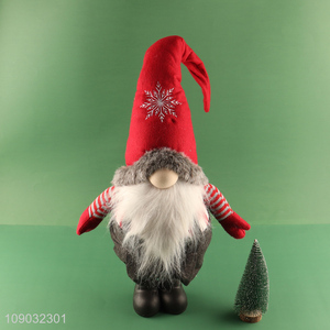 China products stretchable Christmas faceless doll Christmas ornaments for decoration