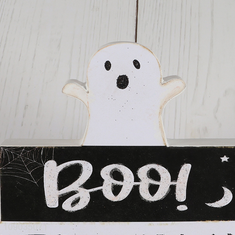 High Quality Halloween Wooden Table Signs for Halloween Tabletop Decoration