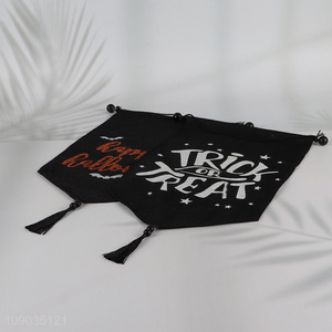 New Arrival Halloween Trick or Treat Hanging Flag for Halloween Party Decor