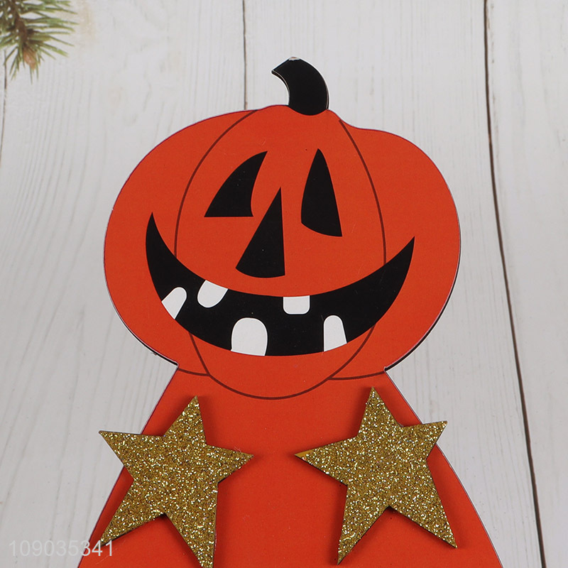 High Quality Halloween Table Decorations Trick or Treat Wooden Halloween Signs