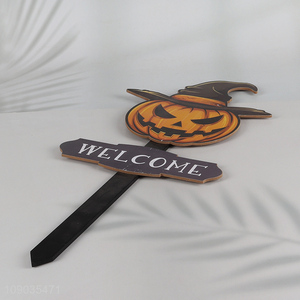 High Quality Wooden Halloween Decoration Garden Stakes Holiday Wooden Ornaments