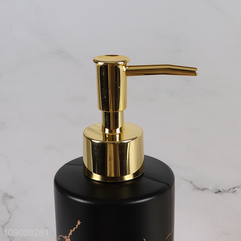 New Product Imitation Ceramic Glass Soap Dispenser Bottle Hand Soap Dispenser