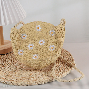 New Product Summer Woven Shoulder Bag Straw Beach Crossbody Bag